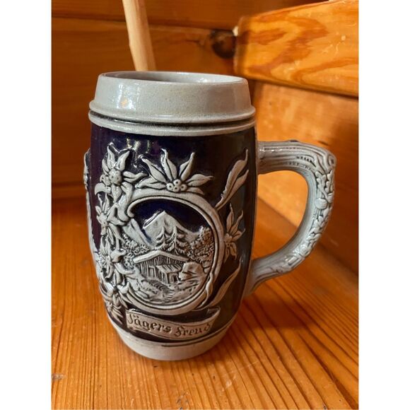 German stoneware beer stein - Bierkrug - Picture 3 of 5